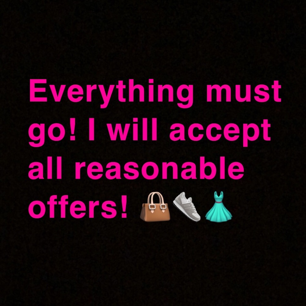 Everything must go!